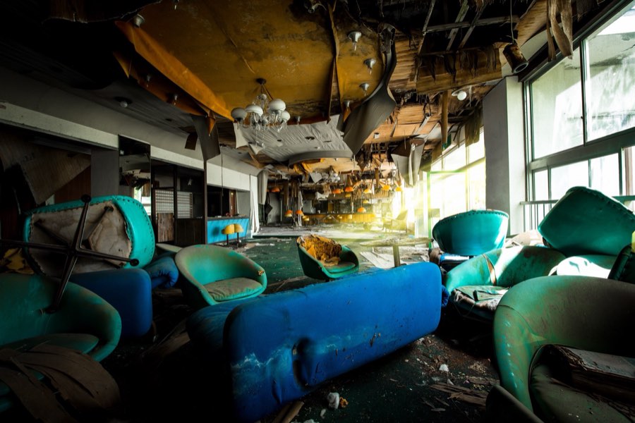 Haikyo, Spring 2012, Japan. Photograph by Jordy Meow, 24/25